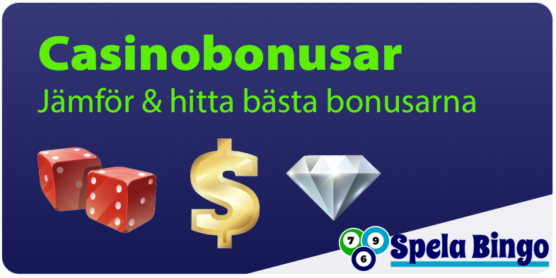 jämför & hitta bäst casinobonusar