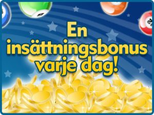 Daglig bingobonus från Svenska Bingo i mars!