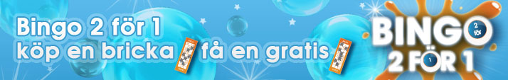 Bingo – köp en bricka – få en till gratis!